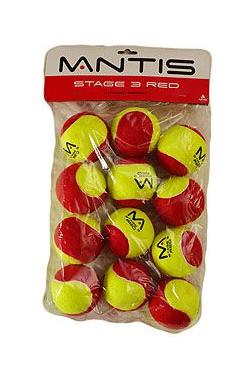 Loptičky MANTIS MINI TENNIS STAGE 3 RED