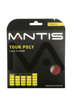 Výplet MANTIS TOUR POLYESTER (12M) 1,27mm Červená, Čierna ,Modrá