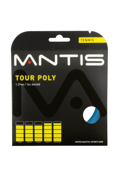Výplet MANTIS TOUR POLYESTER (12M) 1,27mm Červená, Čierna ,Modrá