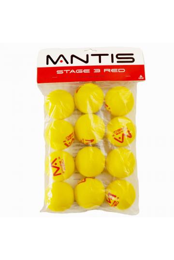 Loptičky MANTIS MINI TENNIS FOAM STAGE 3