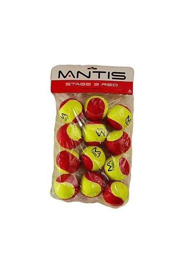 Loptičky MANTIS MINI TENNIS STAGE 3 RED